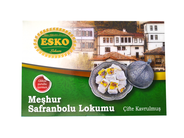 Esko Safranbolu Çifte Kavrulmuş Lokum 500 gr Esko Safranbolu Çifte Kavrulmuş Lokum 500 gr