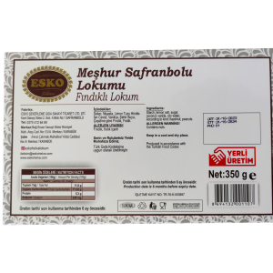Esko Safranbolu Fındıklı Lokum 350 gr