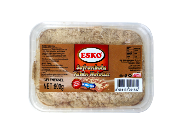 Esko Safranbolu Tahin Helvası Kakaolu 500 gr Esko Safranbolu Tahin Helvası Kakaolu 500 gr