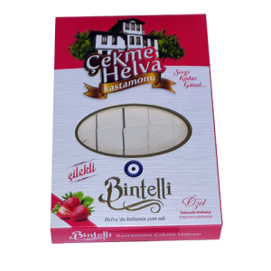 Bintelli Çilekli Çekme Helva (V) 250 gr