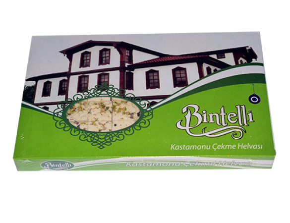 Bintelli Antep Fıstıklı Çekme Helva 550 gr