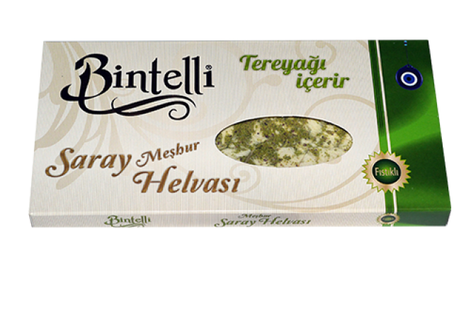 Bintelli Saray Helvası Antep Fıstıklı Çekme Helva 200 Gr